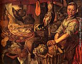 Interior of a Kitchen by Joachim Beuckelaer